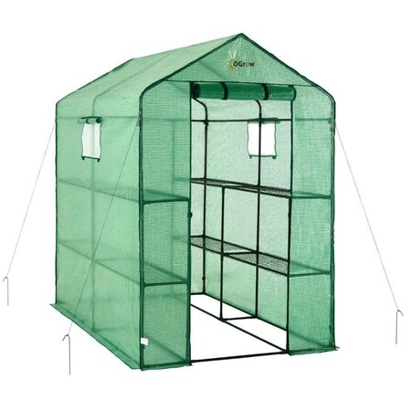 Ogrow Large Heavy Duty WALK-IN Portable Lawn and Garden Greenhouse OG4979-2T8